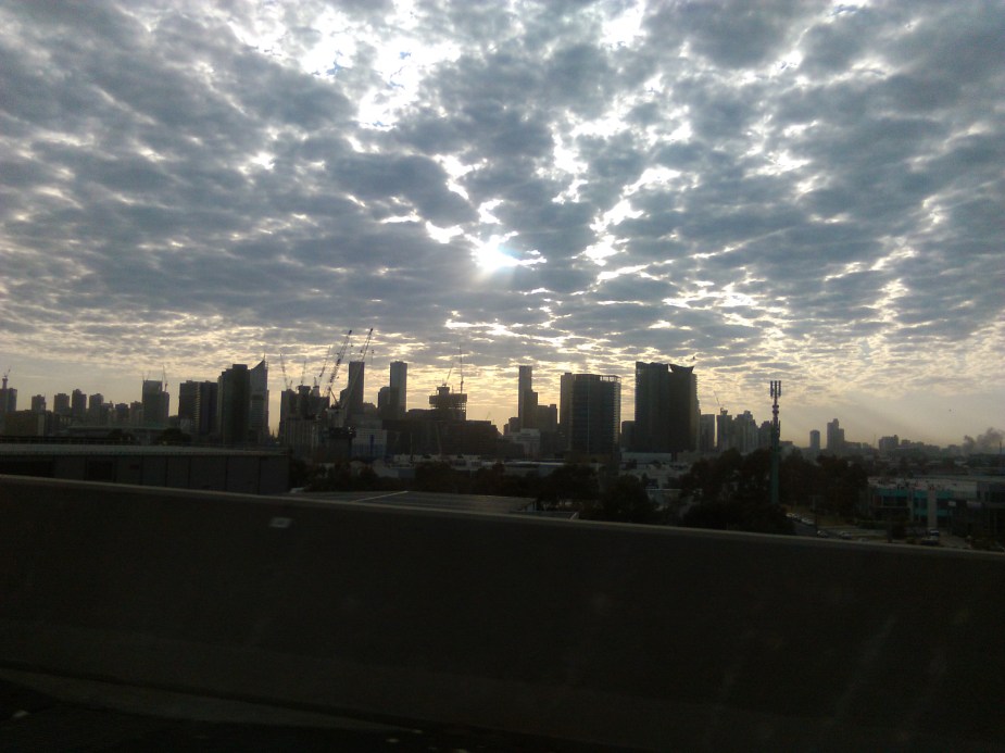 morning sky, September 2015, Melbourne